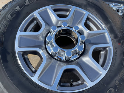 18" Ford F-250 F-350 Lariat FX-4 OEM wheels 10480 10298 tires BRIDGESTONE A/T