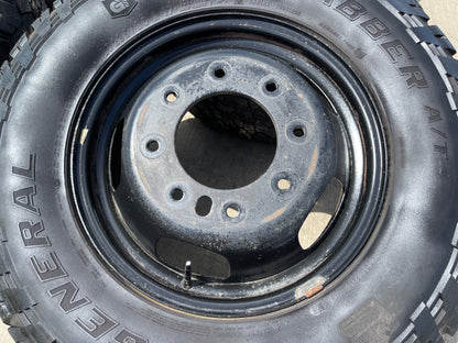 17" Dodge Ram 3500 Dually Laramie 8x200 wheels rims 2703 2704 OEM SET GENERAL