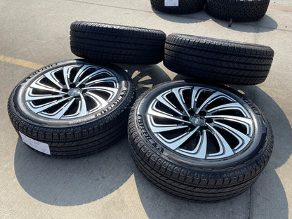 22" Lincoln Navigator OEM 10666 rims wheels BLACK LABEL 2025 2026 MICHELIN NEW