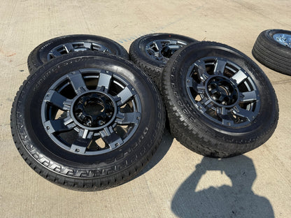 20" Ford F-250 F-350 OEM gray Lariat 10485 10296 wheels rims tires BRIDGESTONE