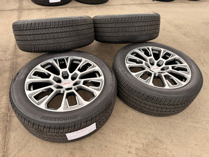 22" GMC Yukon Sierra DENALI OEM wheels rims Tahoe tires 2024 2025 2026 NEW
