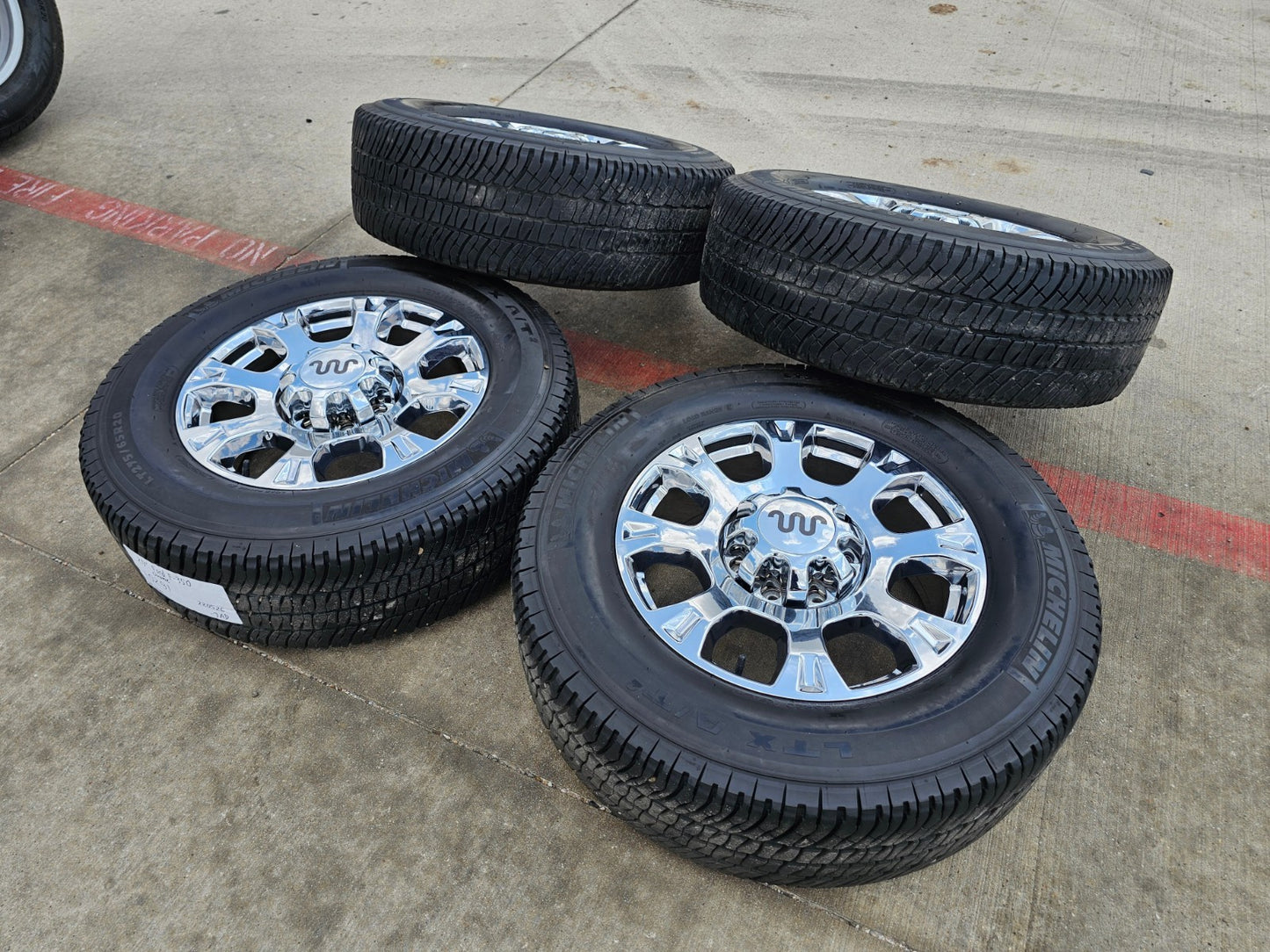 20" Ford F-250 F-350 KING RANCH OEM 10291 rims wheels tires MICHELIN LTX A/T2