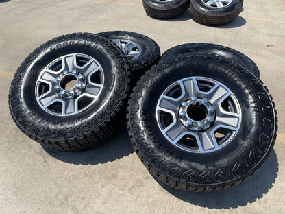 18" Ford F-250 F-350 Lariat FX-4 OEM wheels 10480 10298 tires GOODEYAR M/T 35"