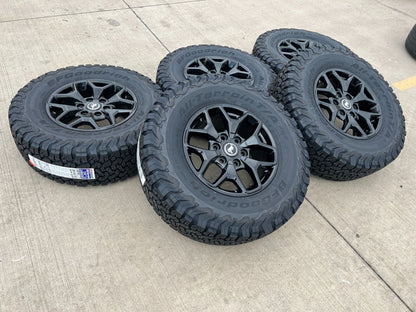 17" Ford Bronco wheels rims BFG SASQUATCH Ranger 95229 10387 tires 2024 2025 NEW
