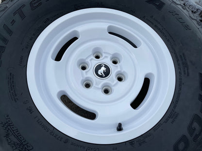 17" Ford Bronco HERITAGE SASQUATCH OEM 10463 wheels rims white 37" BFG NEW