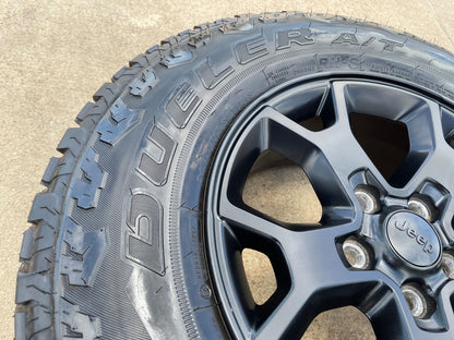 17" Jeep Wrangler Gladiator Rubicon OEM 9218 SPARE wheel rim 2020 2021 2022 2023
