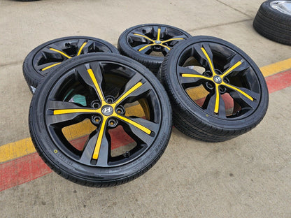 18" Hyundai Veloster K4 Sonata OEM wheel rims tires 70813 Tuscon Genesis NEW