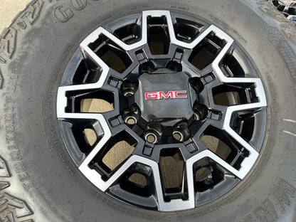 18" GMC Sierra AT4X Chevy Trail Boss 2500 OEM 14136 wheels rims GOODYEAR 35"