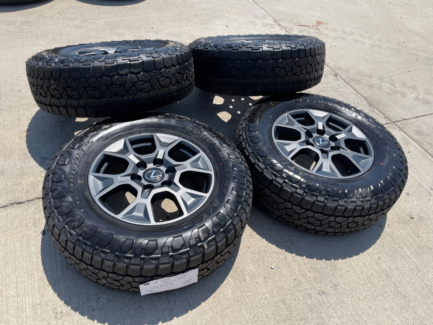 18" Toyota 4Runner Land Cruiser TRD Tundra OEM 10544 wheels rims GX550 TOYO NEW