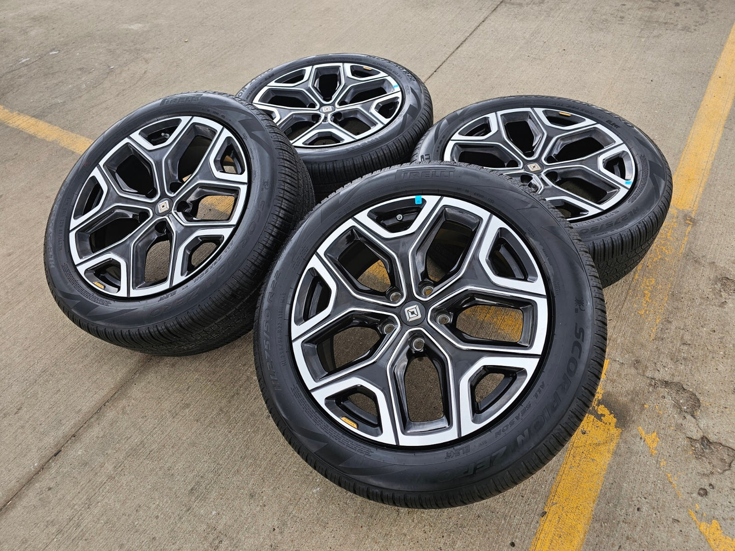 22" Rivian R1T R1S OEM wheels rims tires PT00001895 2022 2023 2024 2025 2026 NEW