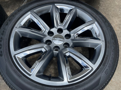 22" Chevy Silverado LTZ OEM 5696 wheels rims Tahoe Suburban