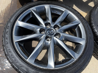 18" Mazda 3 2 5 OEM rims wheels 64940 CX-3 SET tires SET DISCOUNTED