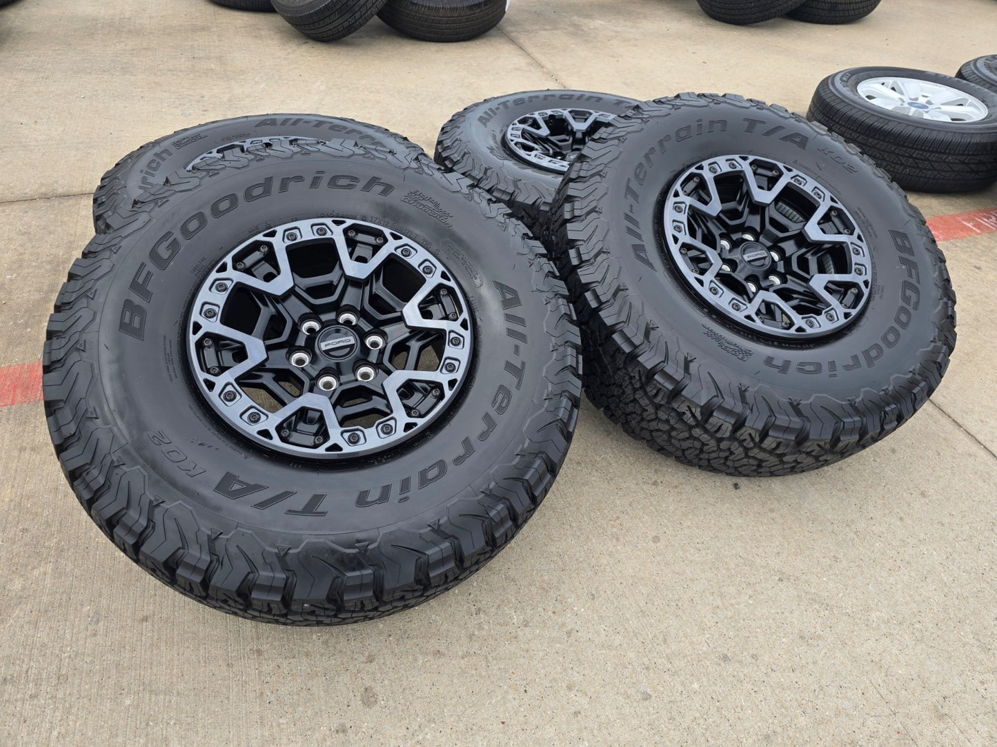 NEW 17" Ford F-150 Raptor R OEM BEADLOCK rims wheels SET 2004-2027