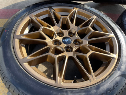 19" Ford Mustang GT Track Pack OEM 10600 10603 Bronze wheels rims 2025 2026 NEW