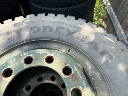11x20 Military M35 M809 Series Budd 5 ton 6x6 rim wheel OEM 10x275 spare