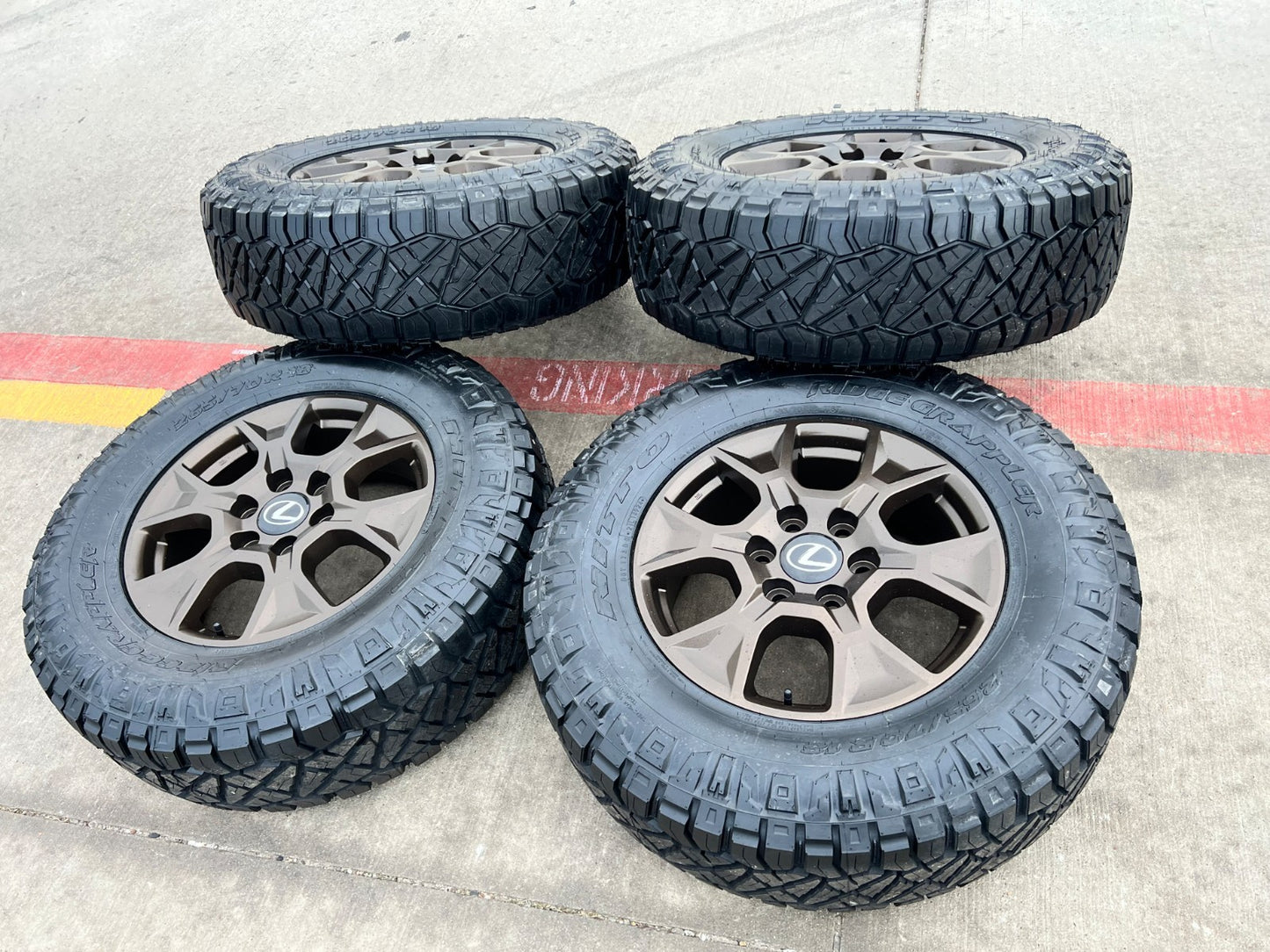 18" Lexus GX550 OEM 10544 wheels rims BRONZE Toyota Land Cruiser Tundra NEW