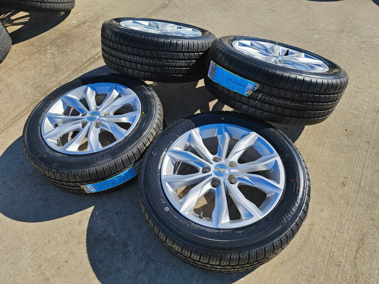 17" Chevy Malibu OEM wheels rims 5894 tires Impala GMC Terrain Equinox 5x120
