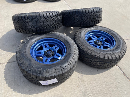 18x9 18" FUEL Oxide D802 Silverado RAM Tacoma wheels rims 6x139 6x5.5 35"