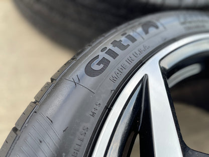 19" VW Passat Golf GTI Jetta OEM 70070 black wheels rims tires SET