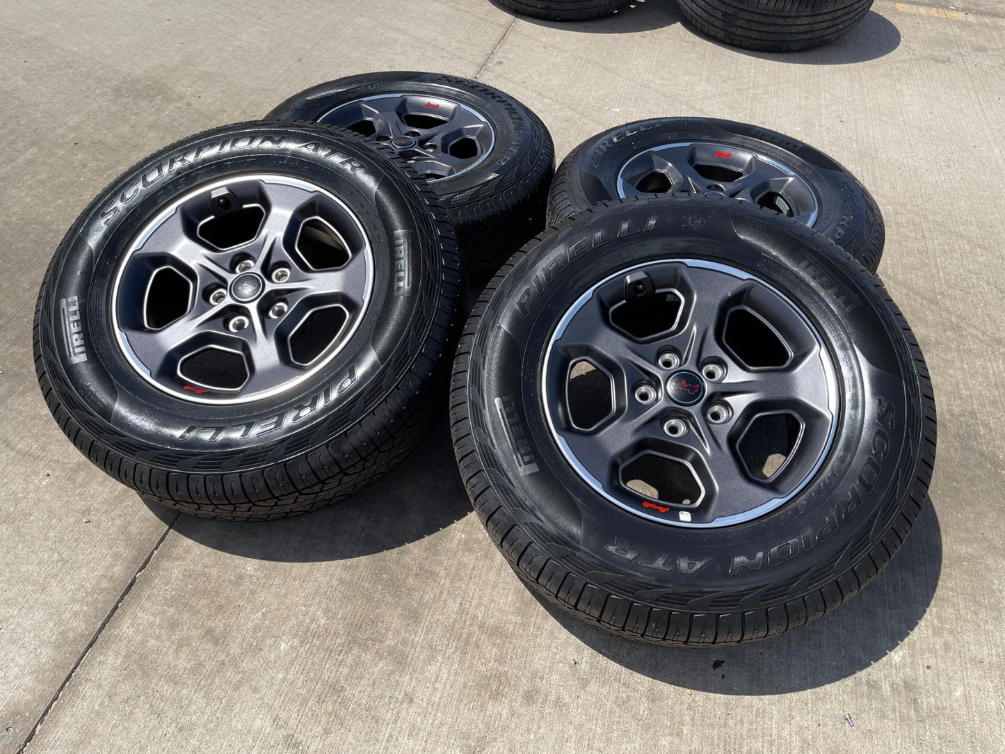 NEW 17" Jeep Gladiator RUBICON OEM wheels rims Wrangler RIM# 9236 FITS 2007-2027