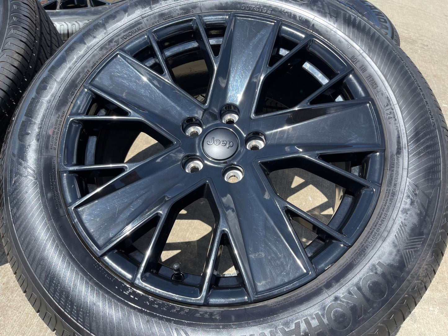 20" Jeep Grand Cherokee L OEM wheels rims Durango SET 2024 2025 2026 2027 NEW