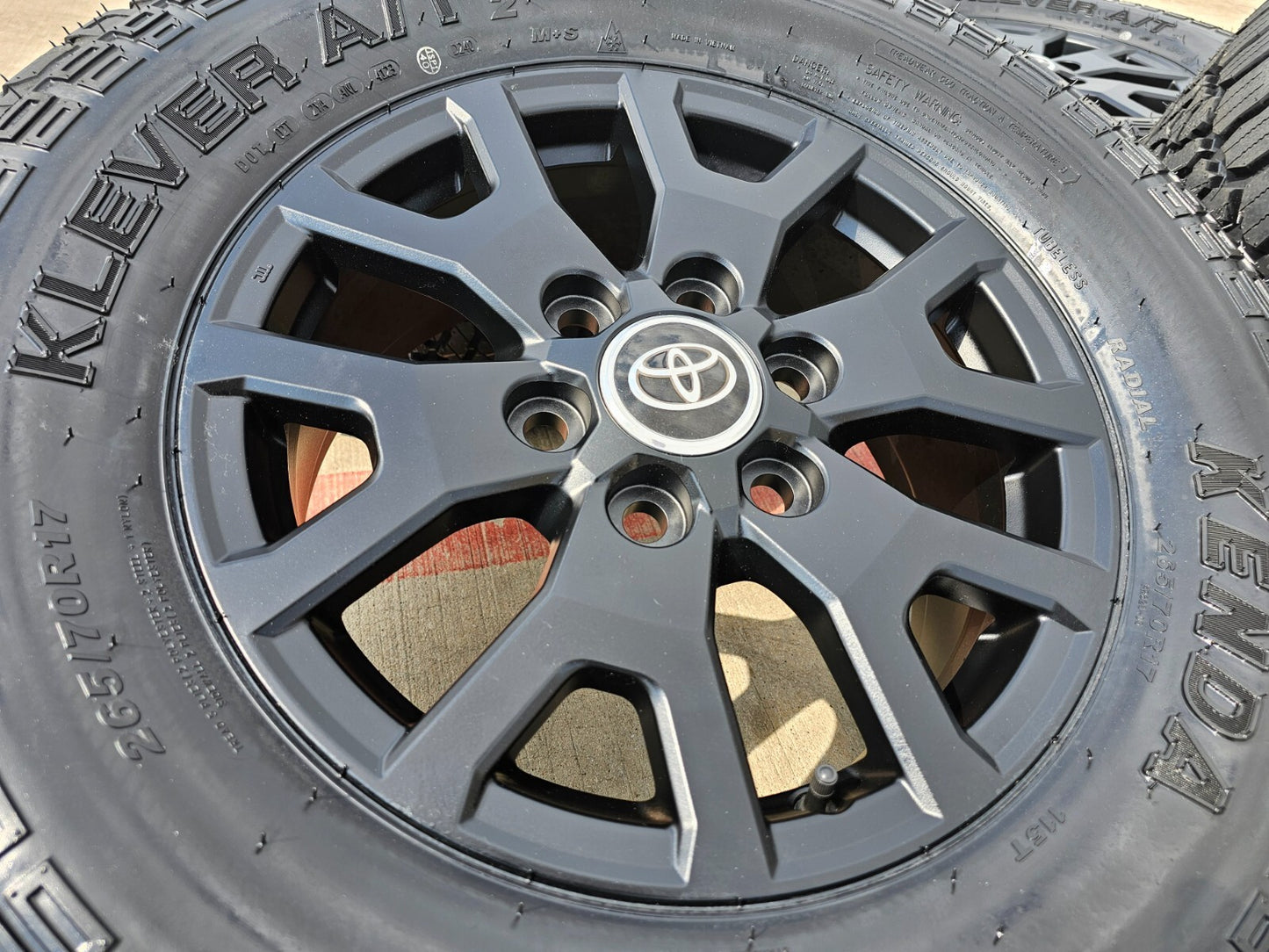 17" Toyota Tacoma 4Runner TRD Matte Black OEM 42611 wheels rims 2025 2026 NEW