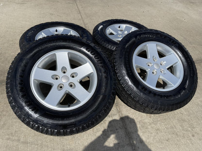 17" Jeep Gladiator OEM wheels rims 9074 Wrangler GOODYEAR TERRITORY A/T NEW