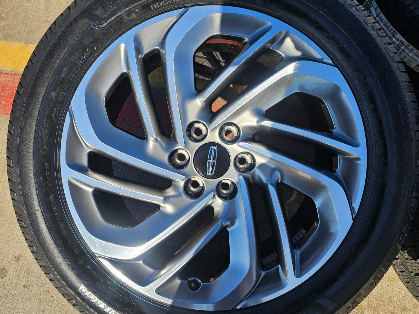 22" Lincoln Navigator OEM 94225 rims wheels BLACK LABEL 2025 2026 MICHELIN NEW