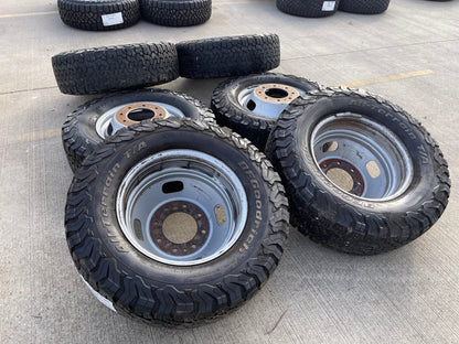 (6) 17" Ford F-350 Dually OEM rims wheels 3615 99016 tires BFG KO2 A/T