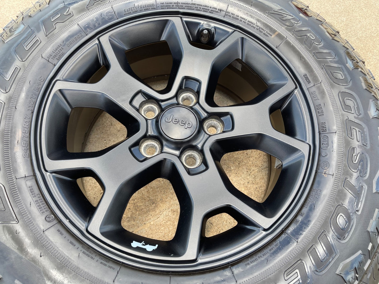 17" Jeep Wrangler Gladiator Rubicon OEM 9218 SPARE wheel rim 2020 2021 2022 2023