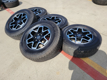 18" Ford Bronco wheels rims tires black 95213 Ranger 2023 2024 2025 2026 NEW