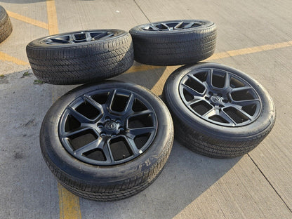 22" Dodge Ram 1500 OEM LIMITED Laramie wheels rims black 2725 2684 2022 2023