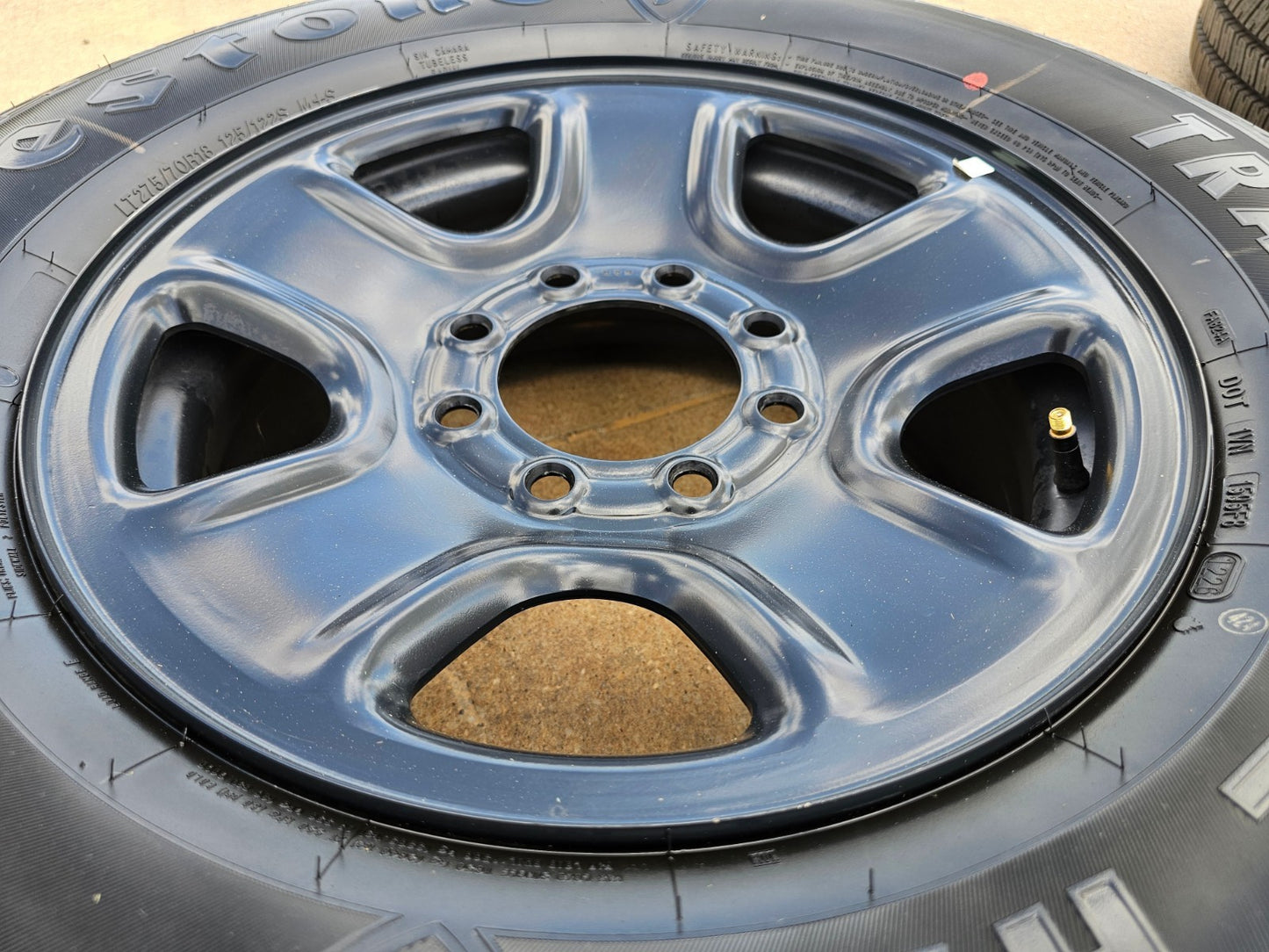 18" Dodge Ram 2500 3500 STEEL black OEM 2473 wheel rim tire 2025 2026 2027 NEW