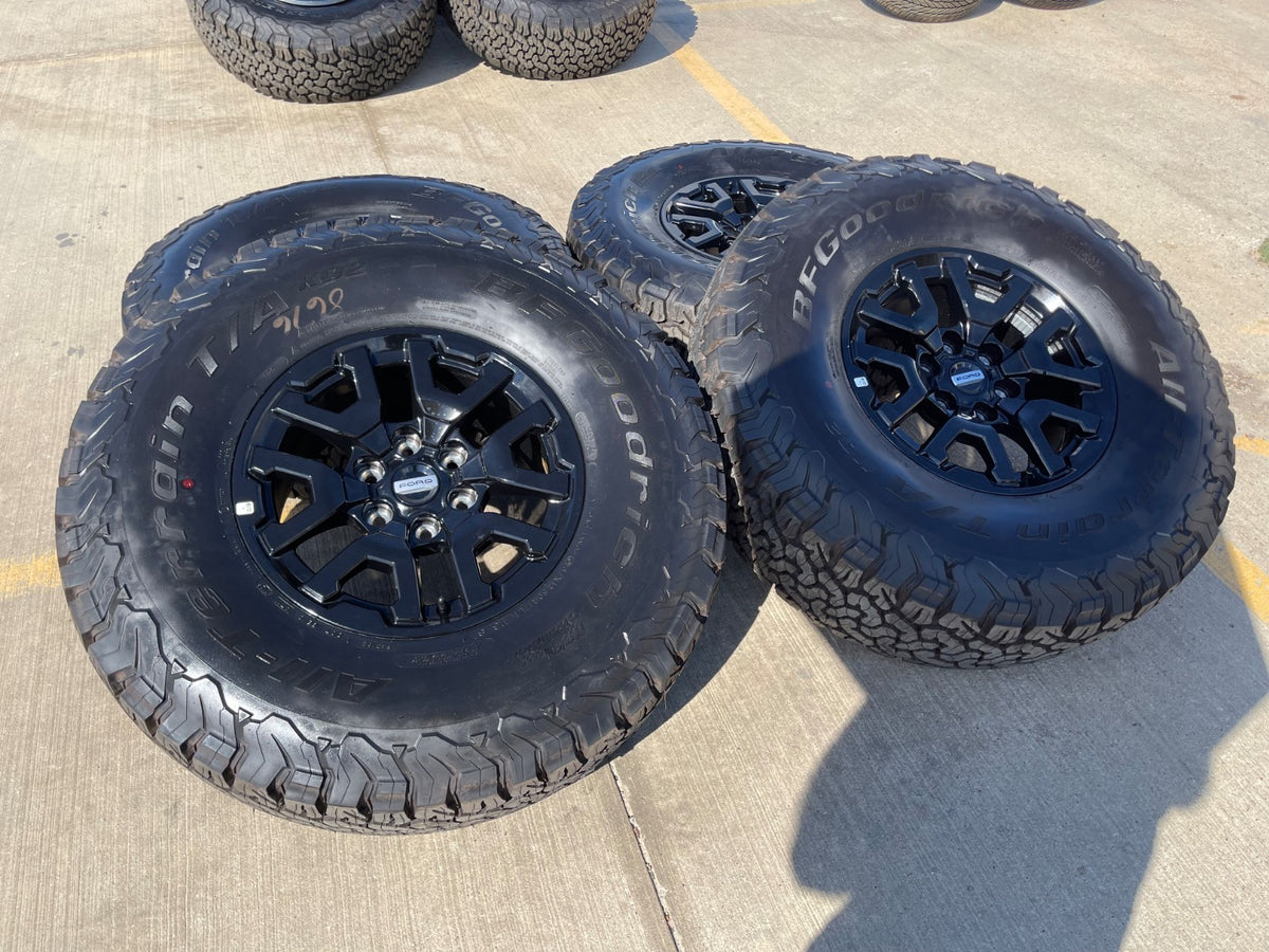 17" Ford F-150 Raptor Bronco OEM 10461 rims wheels 2026 2027 BFG A/T SET 37" NEW