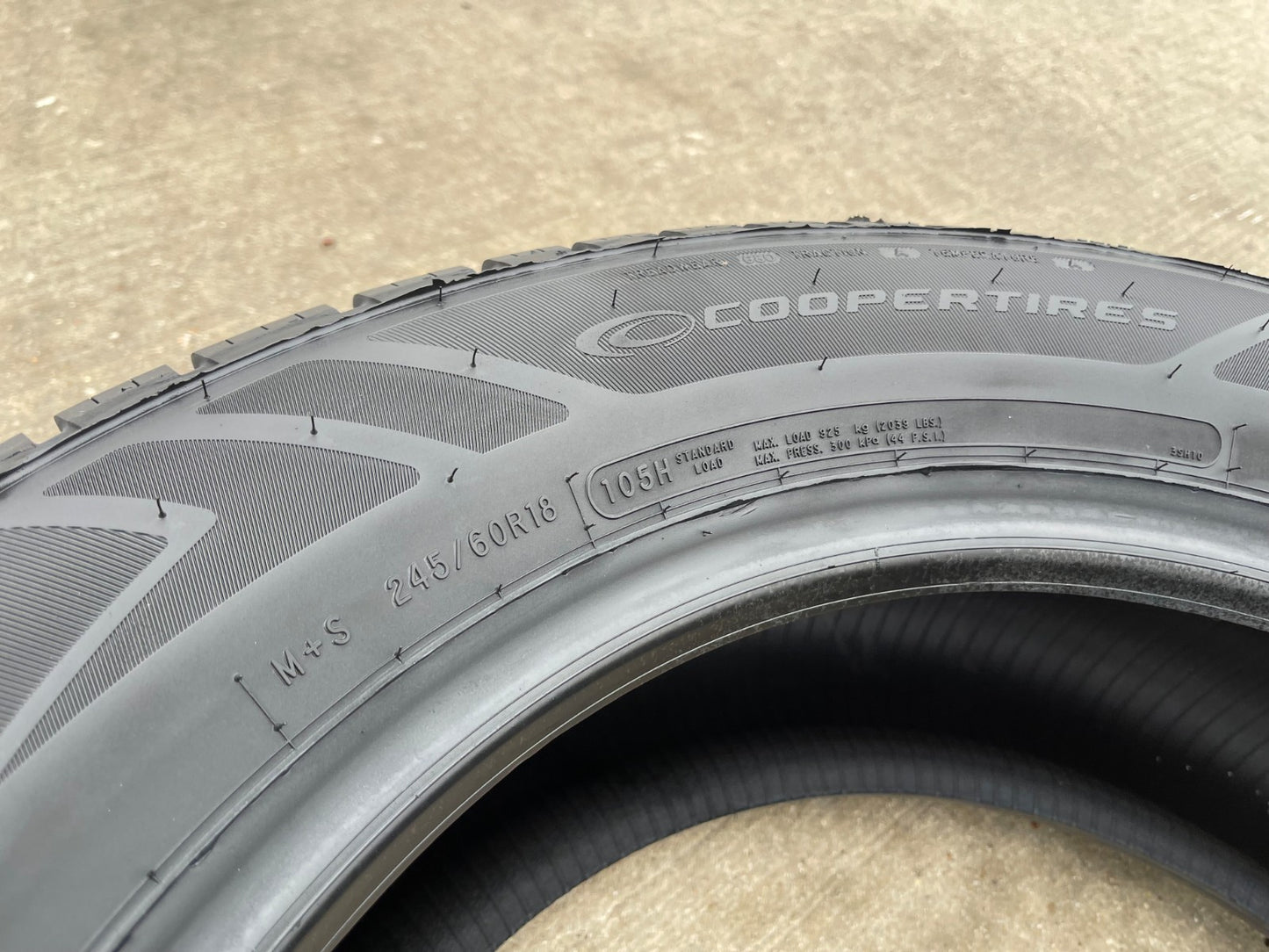 (1) 245/60/18 Cooper Endeavor Plus tire 245/60r18 105H M+S NEW