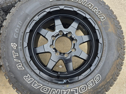 18x9 18" VOXX GFX TR12 wheels rims 8x165 8x6.5 Chevy GMC Ram 2500 3500