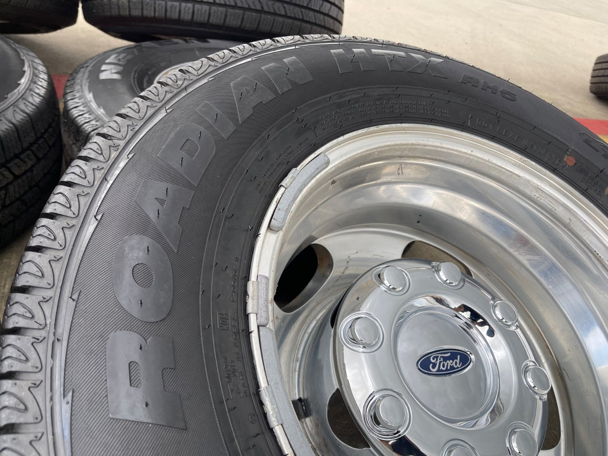 17" Ford F-350 Dually OEM 3618 3619 rims wheels SET tires NEXEN
