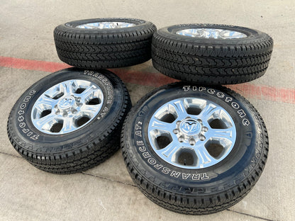 18" Ram 2500 3500 Laramie Power Wagon OEM wheels rims 2692 FIRESTONE A/T2 NEW
