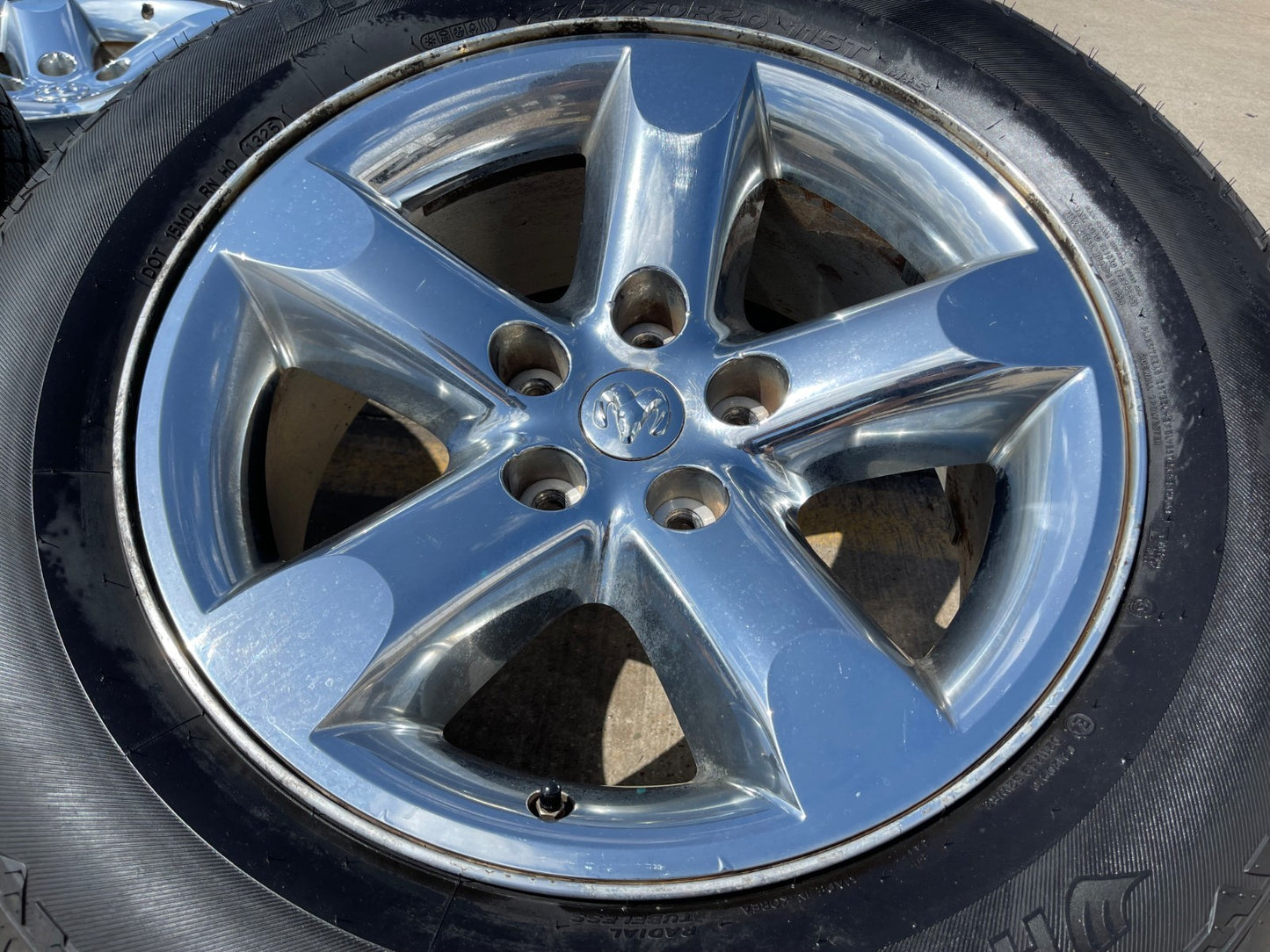20" Dodge Ram 1500 OEM wheels rims 2267 CHROME 5x139 tires HANKOOK