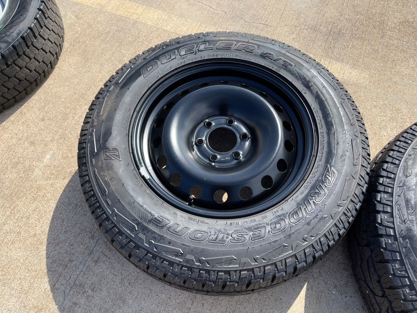 (1) 18" INEOS Grenadier OEM steel wheel rim tire 2024 2025 2026 NEW