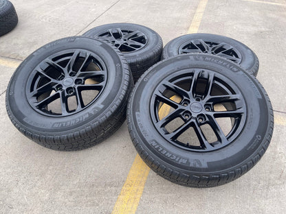 18" Jeep Grand Cherokee L OEM wheels rims 9286 Durango black 2023 2024 2025 NEW