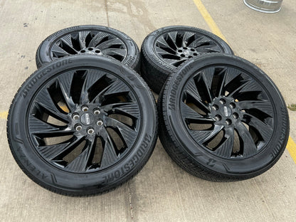 22" Lincoln Navigator OEM 10665 rims wheels BLACK LABEL 2026 2027 BRIDGESTONE
