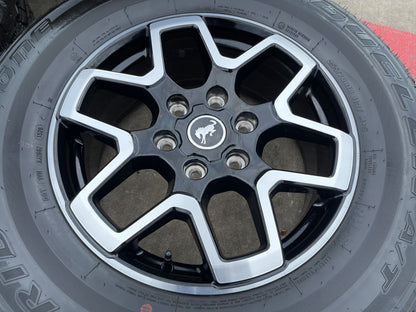 18" Ford Bronco wheels rims black 95213 Ranger SET 2024 2025 2026 2027 NEW