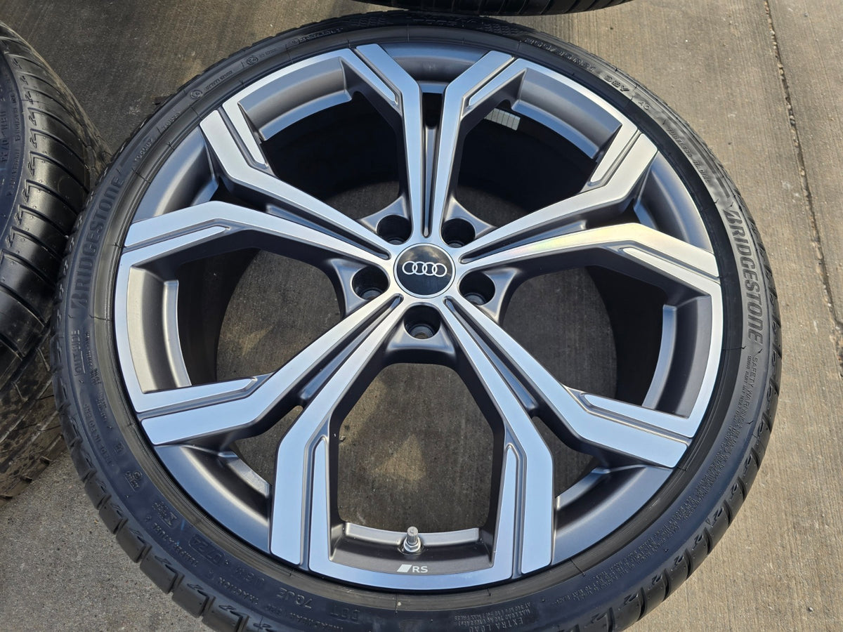21" Audi S6 S5 wheels rims OEM Q3 Q4 A5 A6 A7 S7 RS5 RS6 2024 2025 2026 SET NEW