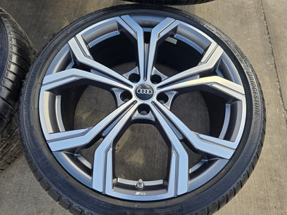 21" Audi S6 S5 wheels rims OEM Q3 Q4 A5 A6 A7 S7 RS5 RS6 2024 2025 2026 SET NEW
