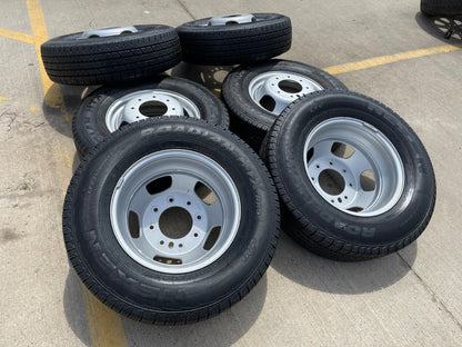 17" Dodge Ram 3500 Dually 8x200 wheels rims 2703 2704 OEM NEXEN tires