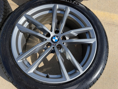 19" BMW X1 X2 X3 X4 OEM 86350 Series 698M SET wheels rims tires