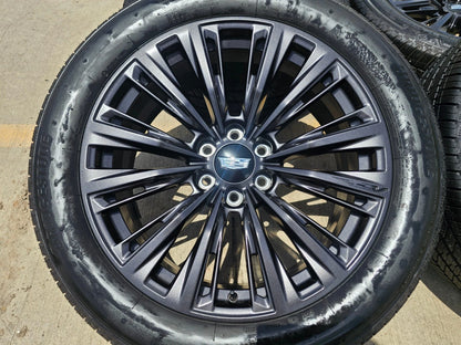 22" Cadillac Escalade V V600 Platinum OEM ORIGINAL wheels rims 2025 2026 NEW