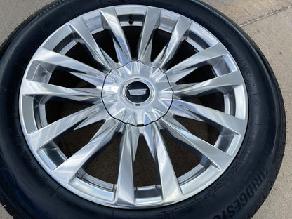 22" Cadillac Escalade Platinum OEM wheel rim 95026 4873 tire spare single