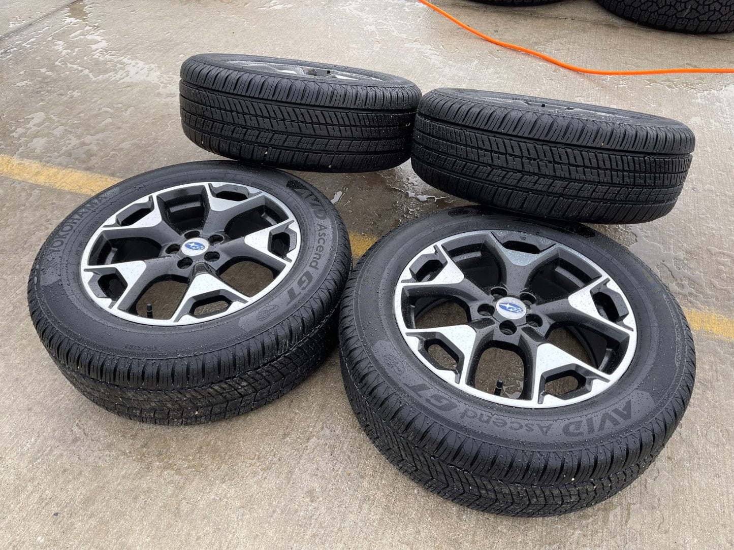 17" Subaru XV Crosstrek OEM 68855 wheels rims tires 2022 2023 2024 2025 2026